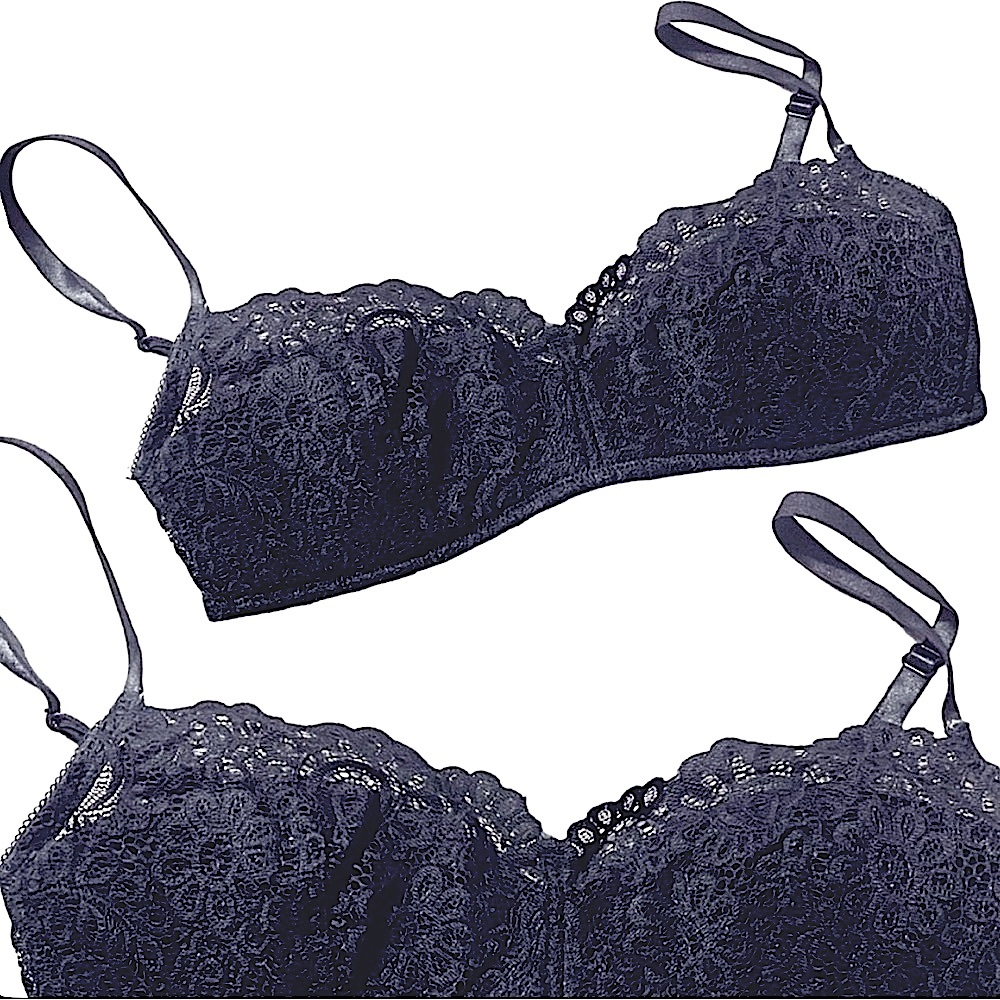 Black Lace Balconette bra